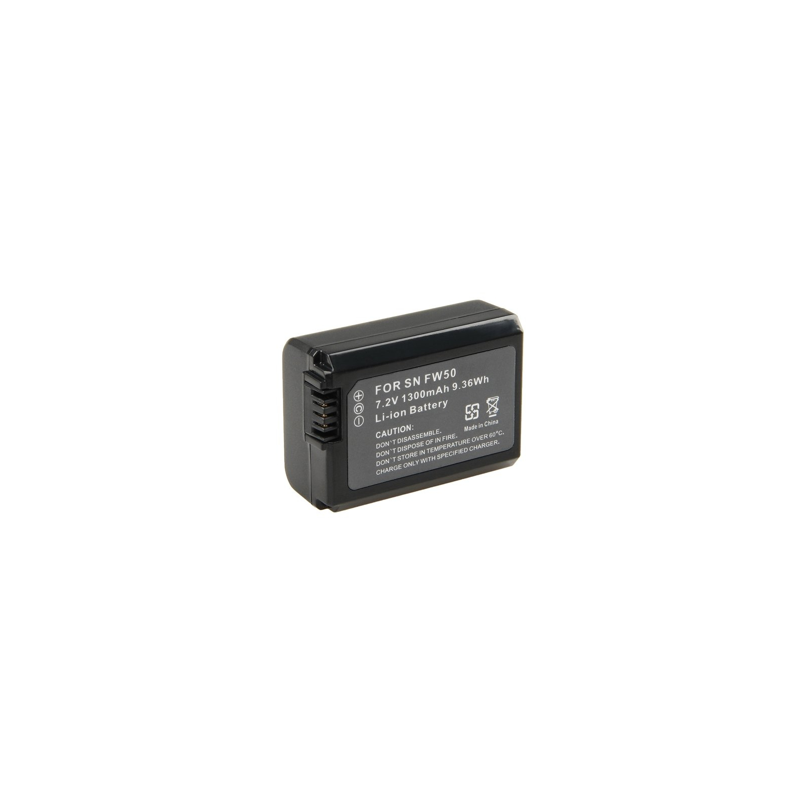 Акумулятор до фото/відео PowerPlant Sony NP-FW50 (DV00DV1280) зображення 2