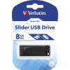 USB флеш накопитель Verbatim 8GB Slider Black USB 2.0 (98695) изображение 5