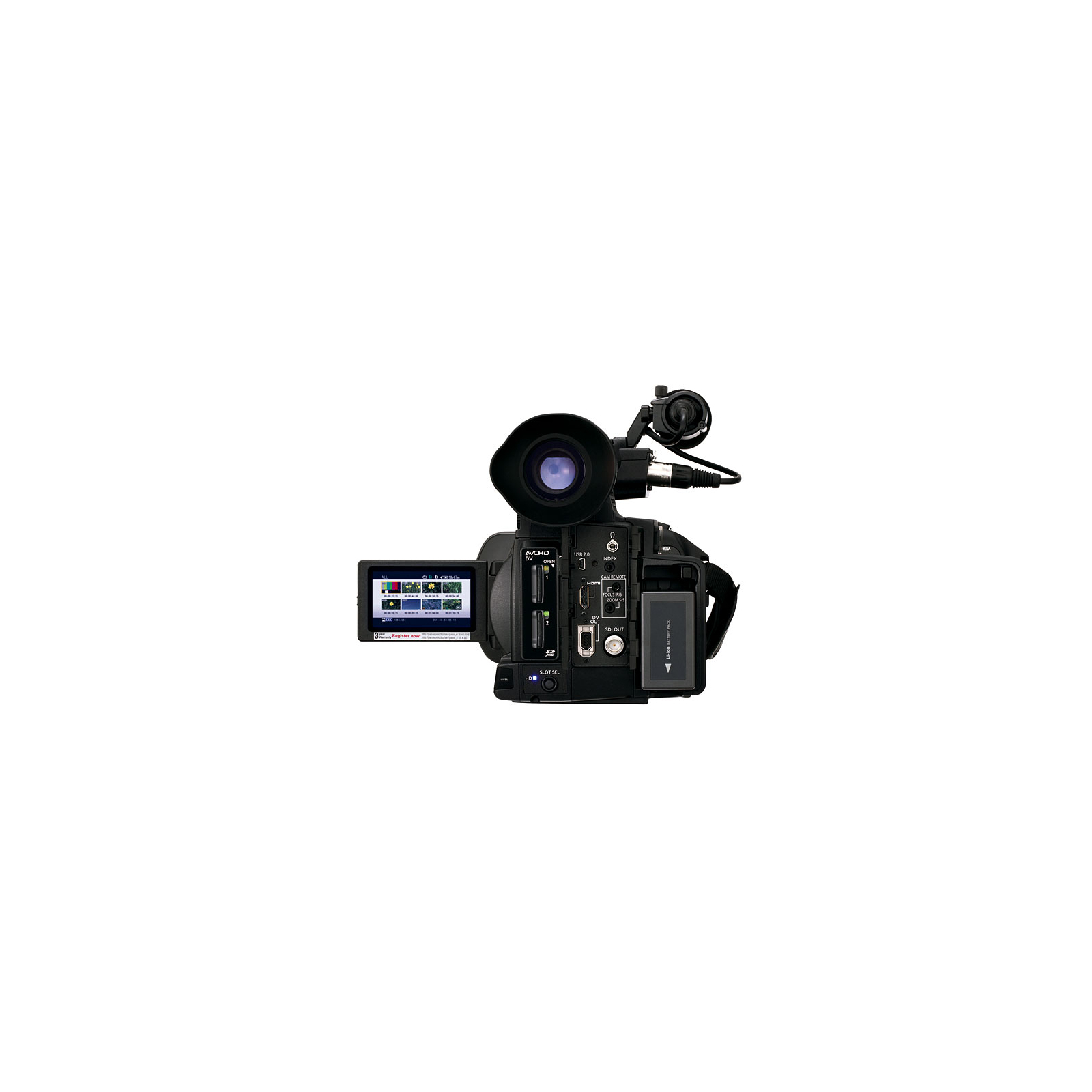 Цифрова відеокамера Panasonic AG-AC130АEN (AG-AC130AEN/AG-AC130EN) зображення 6