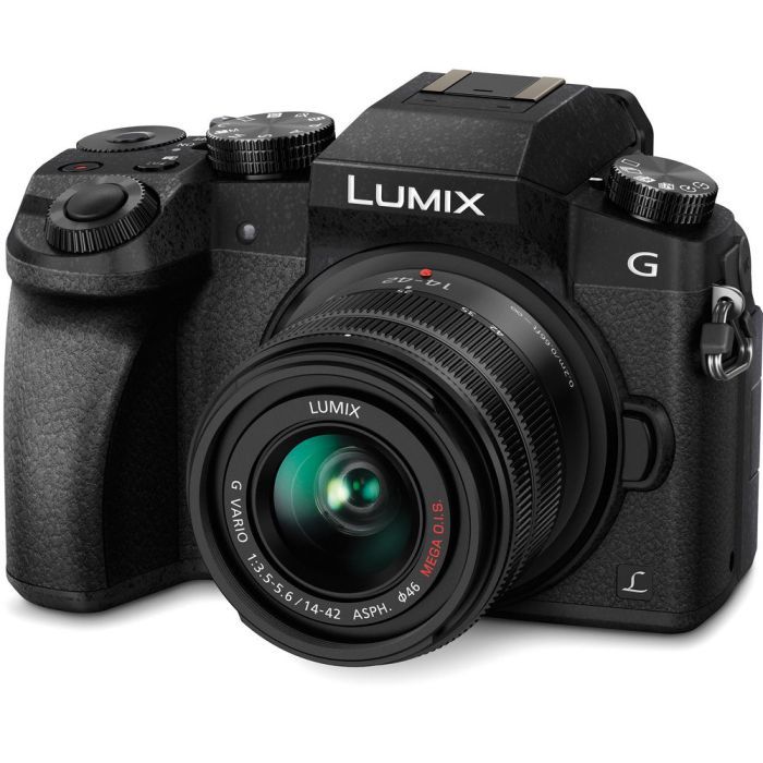 Цифровой фотоаппарат Panasonic DMC-G7 Kit 14-42mm Black (DMC-G7KEE-K)
