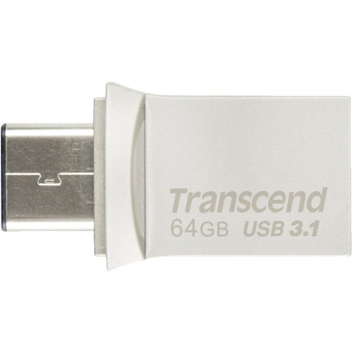 USB флеш накопитель Transcend 128GB JetFlash 890 Silver USB 3.1/Type-C (TS128GJF890S) изображение 3