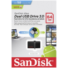 USB флеш накопичувач SanDisk 64GB Ultra Dual Drive Black OTG USB 3.0 (SDDD2-064G-G46) зображення 7