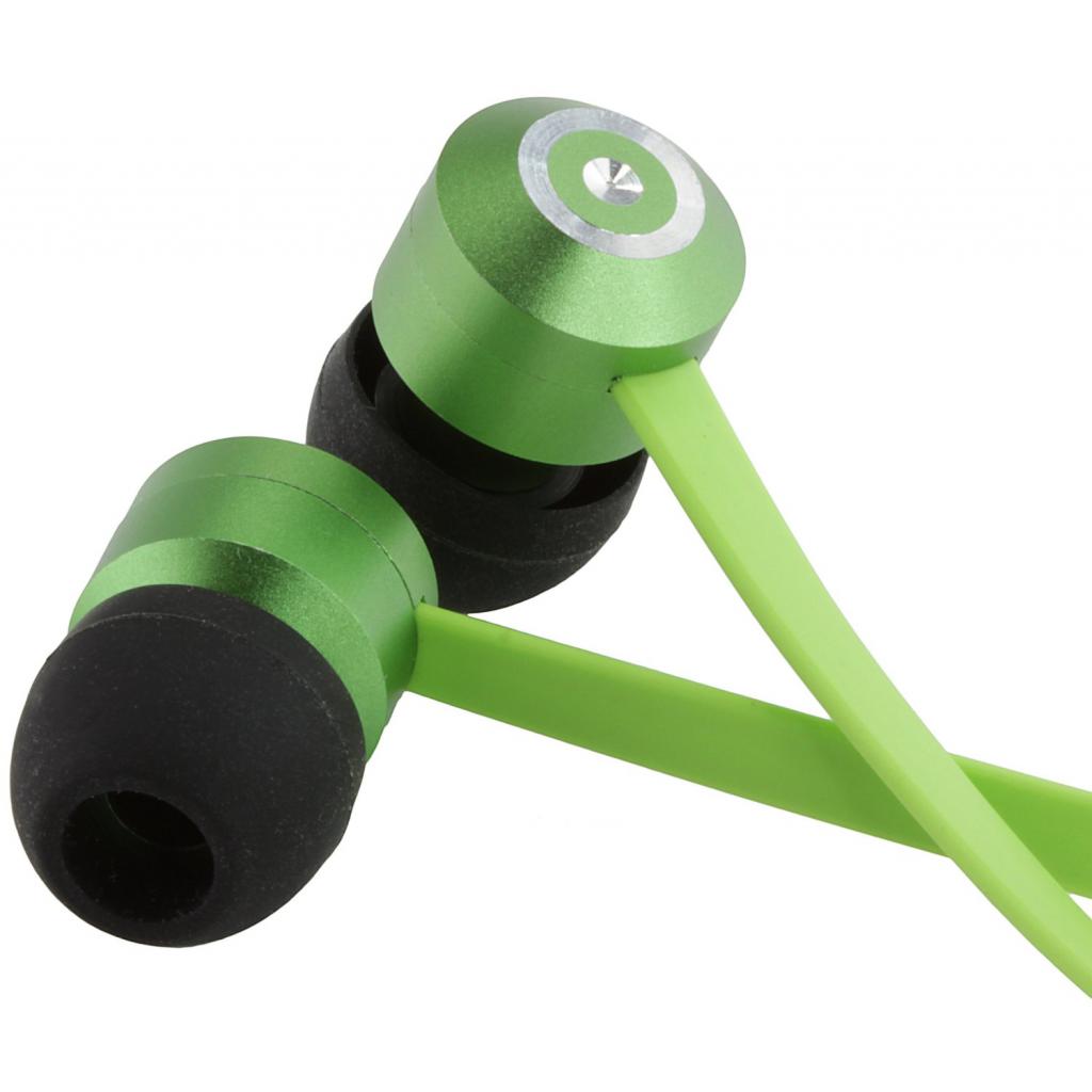 Навушники KitSound KS Ribbons In-Ear Earphones with Mic Green (KSRIBGN) зображення 3