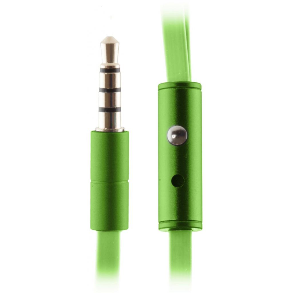 Навушники KitSound KS Ribbons In-Ear Earphones with Mic Green (KSRIBGN) зображення 6