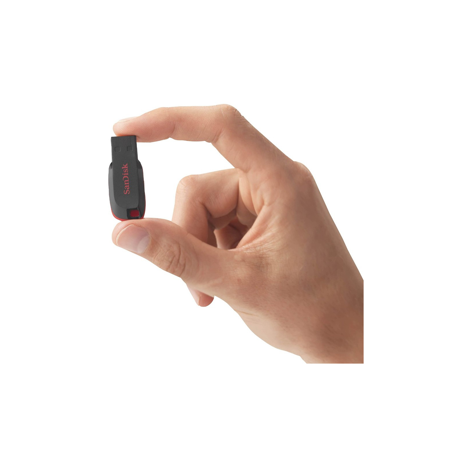USB флеш накопичувач SanDisk 64GB Cruzer Blade Black/red USB 2.0 (SDCZ50-064G-B35) зображення 7