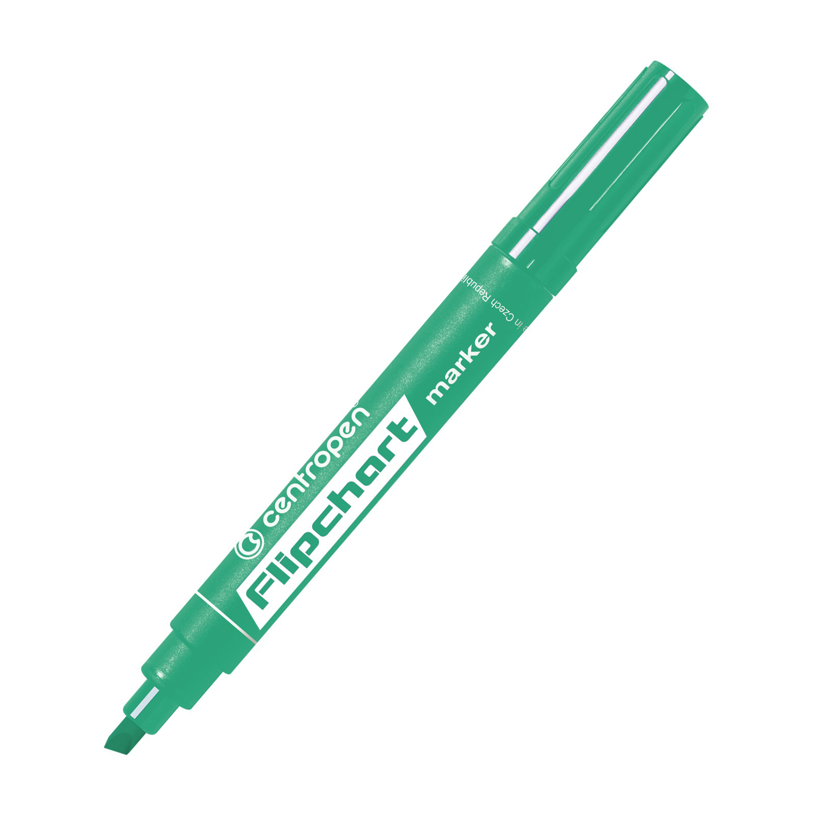 Маркер Centropen Flipchart 8560 1-4,6 мм, chisel tip, green (8560/04)