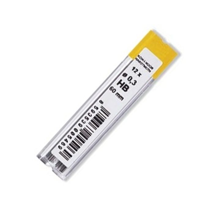 Грифель для механічного олівця Koh-i-Noor 4132.HB, 0.3 мм, 12шт (41320HB006PK)