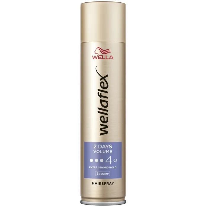 Лак для волос WellaFlex 2 Days Volume 4 Extra Strong Hold 250 мл (4056800674336/4056800649884)