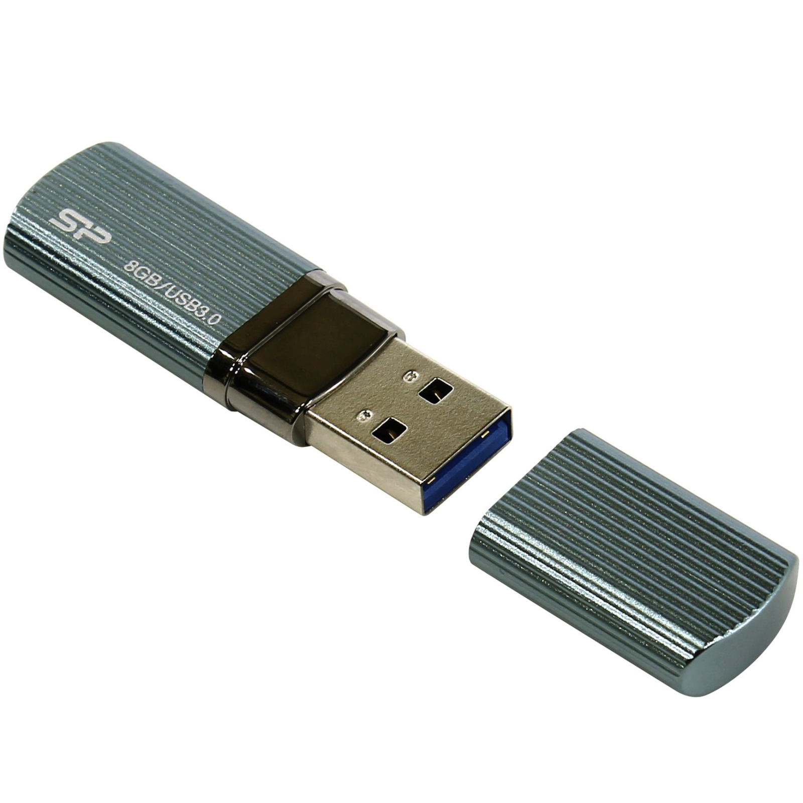 USB флеш накопичувач Silicon Power 8GB Marvel M50 Blue USB 3.0 (SP008GBUF3M50V1B) зображення 3
