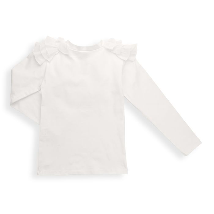 Кофта дитяча Breeze з шифоновими рюшами (9270-164G-cream) зображення 2