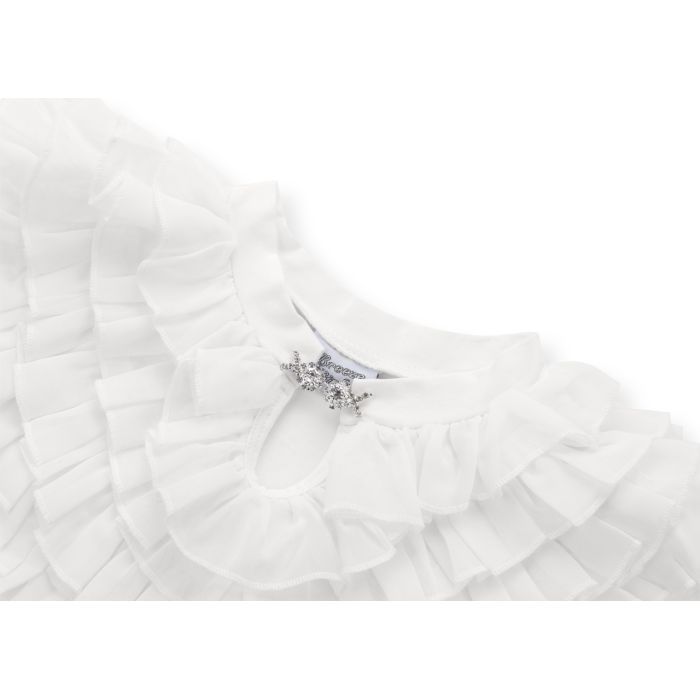 Кофта дитяча Breeze з шифоновими рюшами (9270-164G-cream) зображення 3