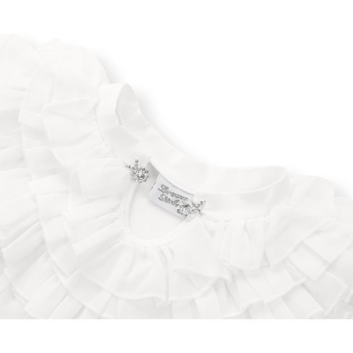 Кофта дитяча Breeze з шифоновими рюшами (9270-164G-cream) зображення 6