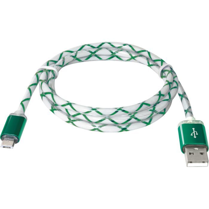 Дата кабель USB08-03LT USB - Micro USB, RedLED backlight, 1m Defender (87556) изображение 2