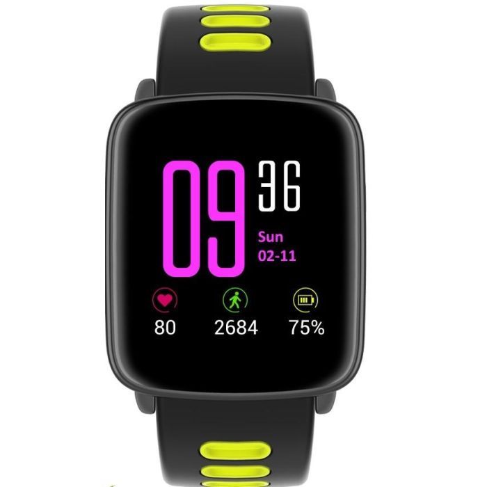 Смарт-годинник Nomi W20 Black-Yellow зображення 2