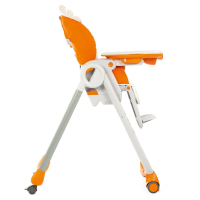 Стульчик для кормления Chicco Polly 2 Start 4-х колесный оранжевый (79205.96) изображение 2