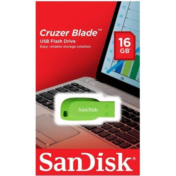 USB флеш накопитель SanDisk 32Gb Cruzer Blade (SDCZ50-032G-B35) изображение 2