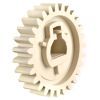 Шестерня резинового вала HP P2035/2055 27T (RU6-0690) Patron (GEAR-HP-RU6-0690-PN) изображение 2