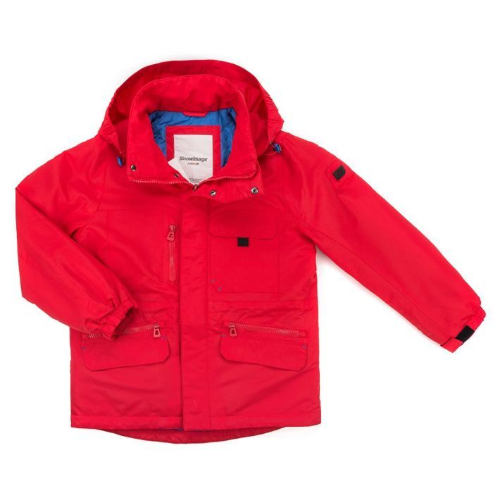 Куртка детская Snowimage парка с капюшоном (SICMY-P402-158B-red)
