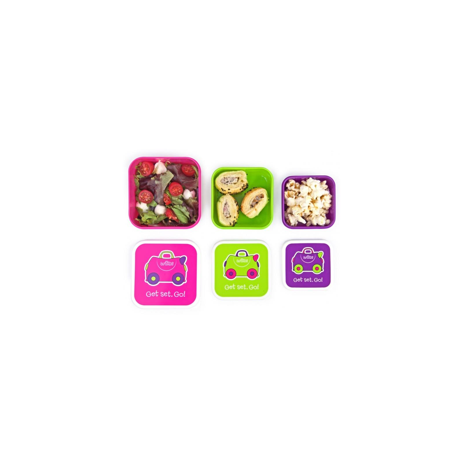 Контейнер для хранения продуктов Trunki Набор (малиновый, салатовый, фиолетовый) (0300-GB01) изображение 5