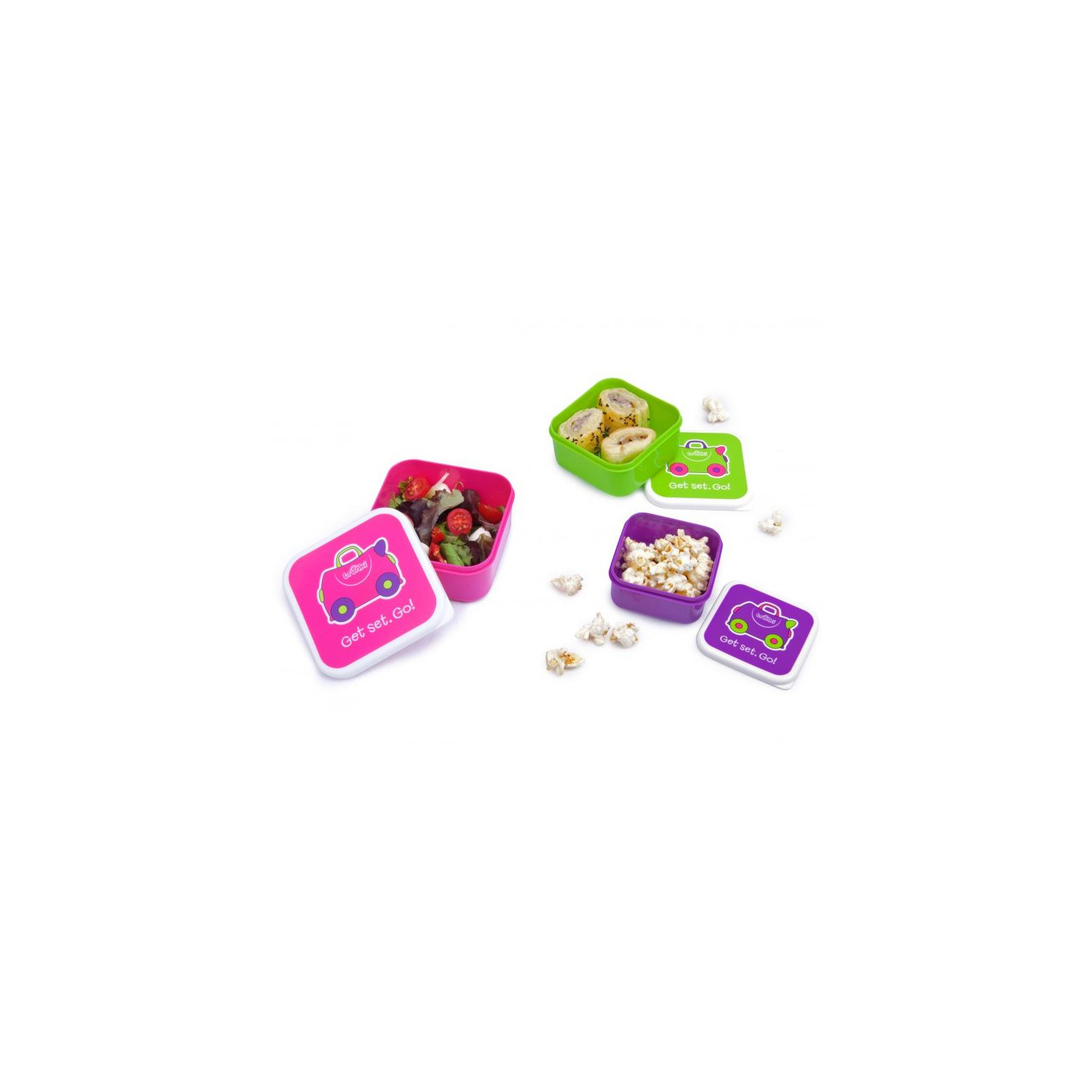Контейнер для хранения продуктов Trunki Набор (малиновый, салатовый, фиолетовый) (0300-GB01) изображение 6