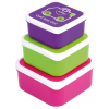 Контейнер для хранения продуктов Trunki Набор (малиновый, салатовый, фиолетовый) (0300-GB01)