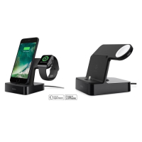 Зарядное устройство Belkin PowerHouse iWatch + iPhone, black (F8J200vfBLK) изображение 3