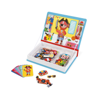Фото - Развивающая игрушка Janod Розвиваюча іграшка  Магнитная книга Наряды для мальчика  J027 (J02719)