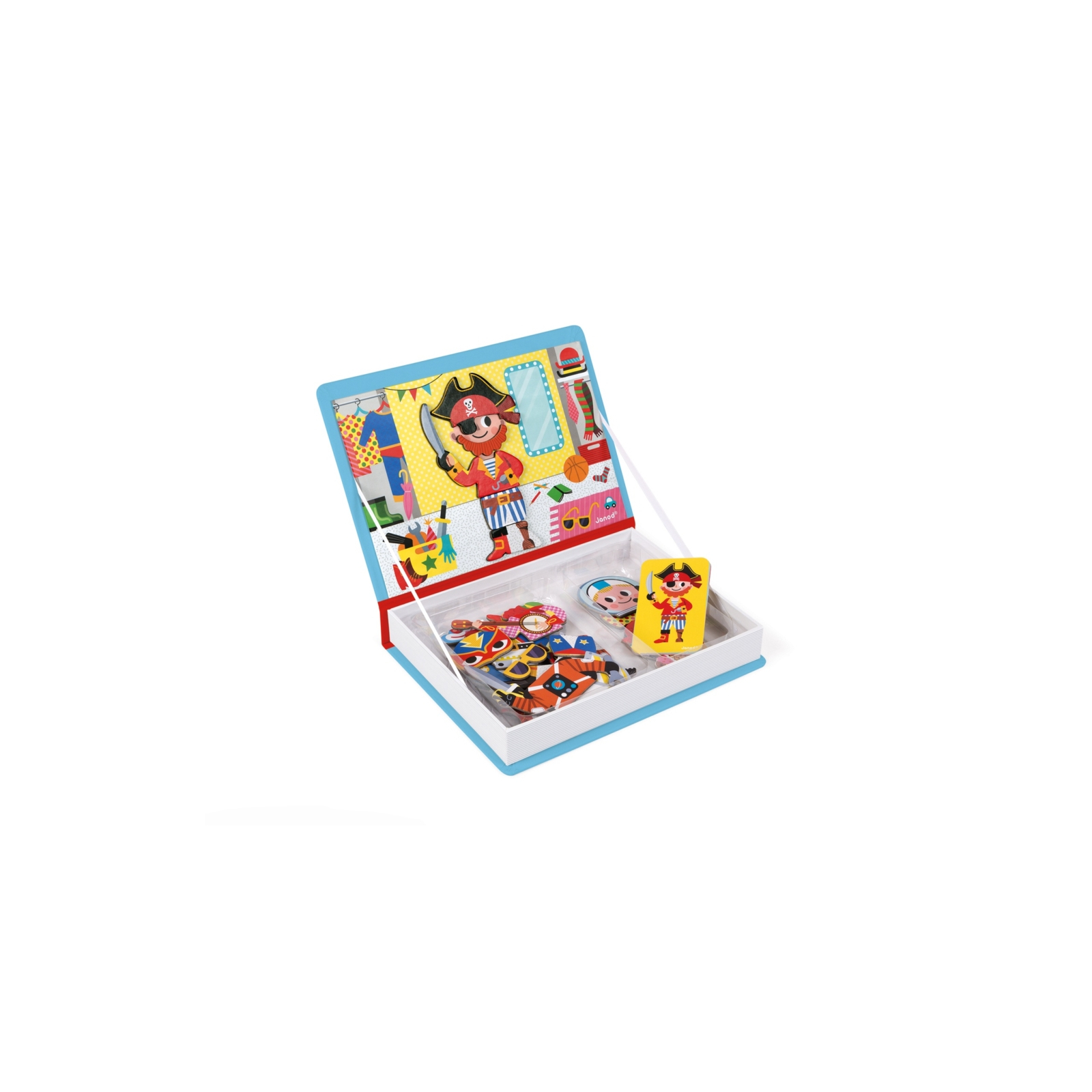 Розвиваюча іграшка Janod Магнитная книга Наряды для мальчика (J02719) зображення 2