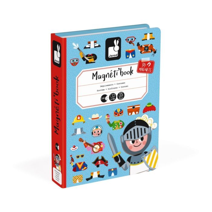 Розвиваюча іграшка Janod Магнитная книга Наряды для мальчика (J02719) зображення 4