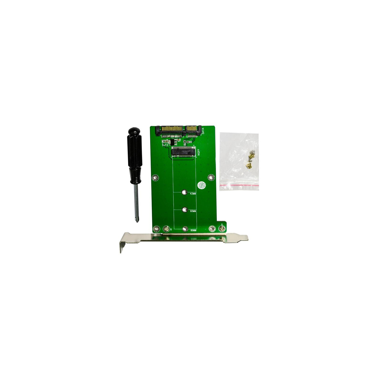 Контролер SATA to M.2 (NGFF) B-key SSD 22*42, 22*60, 22*80 mm Maiwo (45776/KT001A) зображення 6