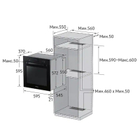 Духовой шкаф Samsung NV75K3340RB/WT изображение 12