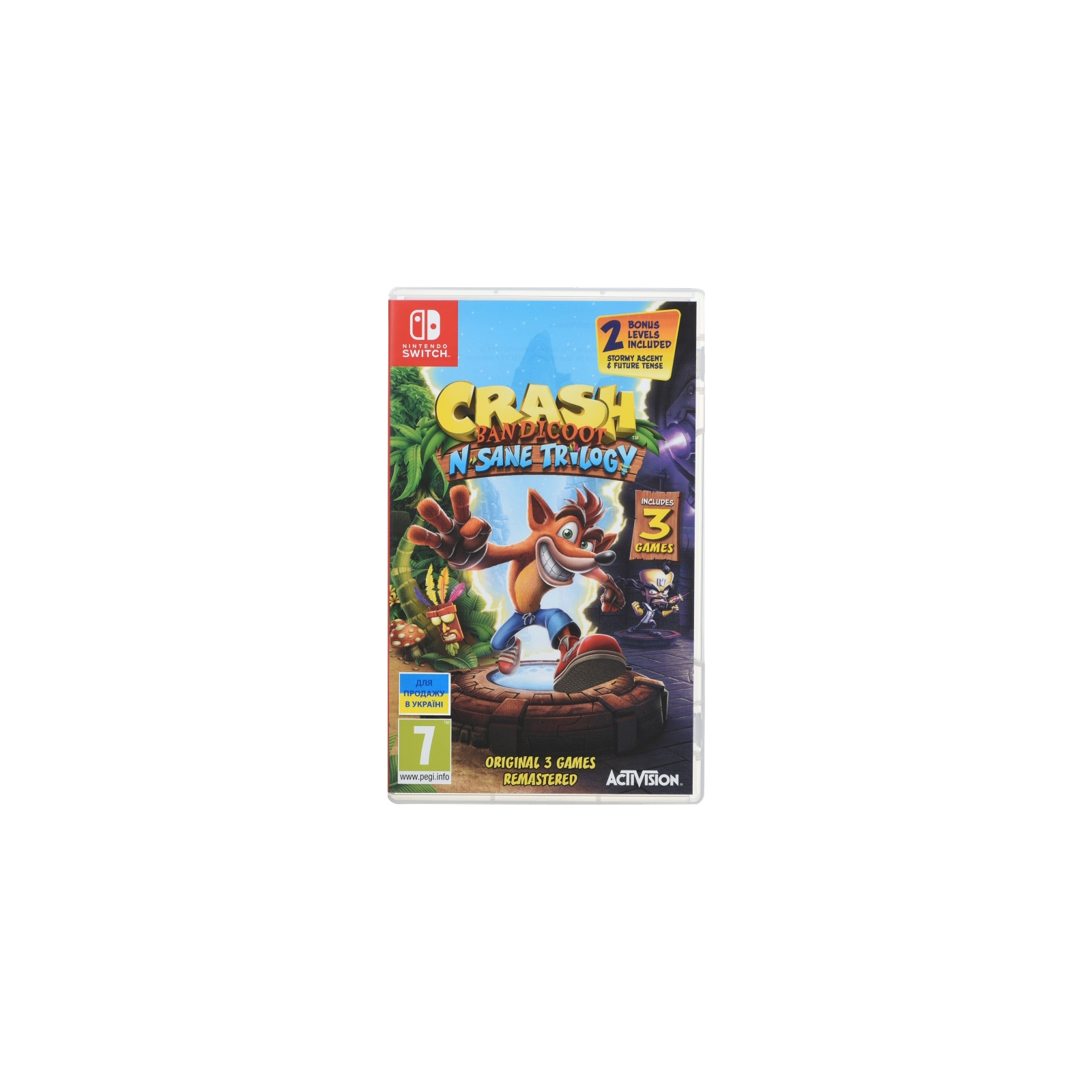 Гра Nintendo Switch Crash Bandicoot N'sane Trilogy (88199EN)