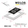 Варочна поверхня Weilor WHC 332 BLACK зображення 8