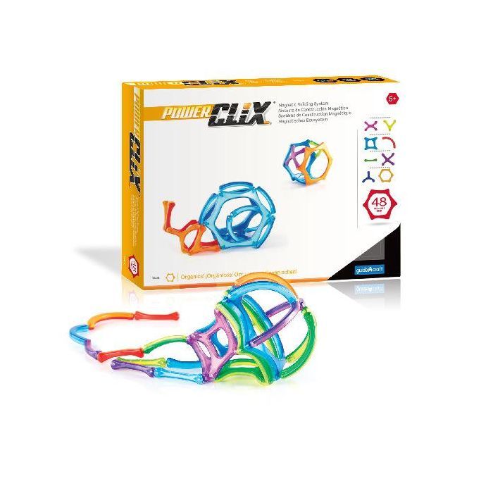 Конструктор Guidecraft PowerClix Organics 48 деталей2139 (G9431)