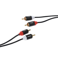 Кабель мультимедийный 2RCA (M) -2RCA (M), Al, black, 1.8m 2E (2EW-9668) изображение 2
