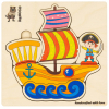 Розвиваюча іграшка Quokka пазл-мозаїка Корабель пірата (QUOKA021PM) зображення 2