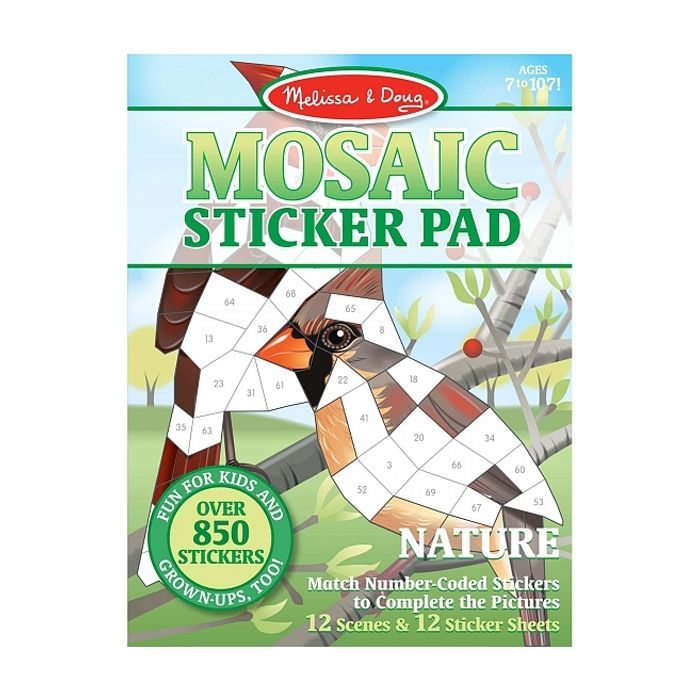 Набір для творчості Melissa&Doug Мозаїчні наклейки Природа (MD30162)