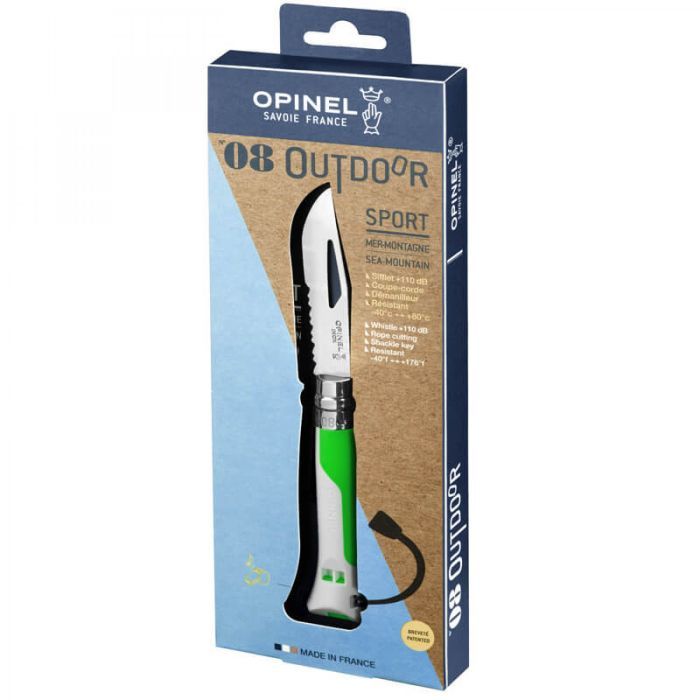Нож Opinel №8 Outdoor зеленый (001715) изображение 4