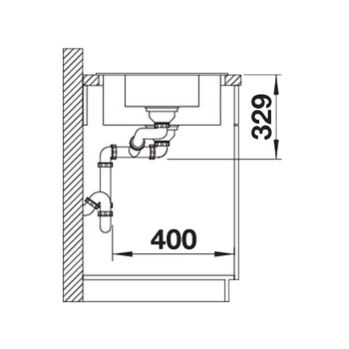 Мойка кухонная Blanco 522207 LEGRA 6S АНТРАЦИТ изображение 3