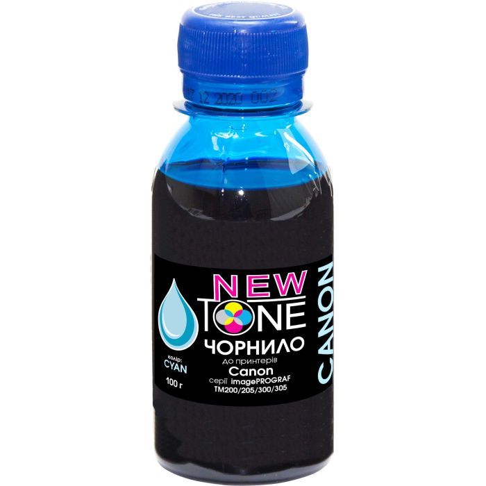 Чернила NewTone Canon iPF TM-200/305 100г Cyan Pigm. (NT.PFI120C-2)