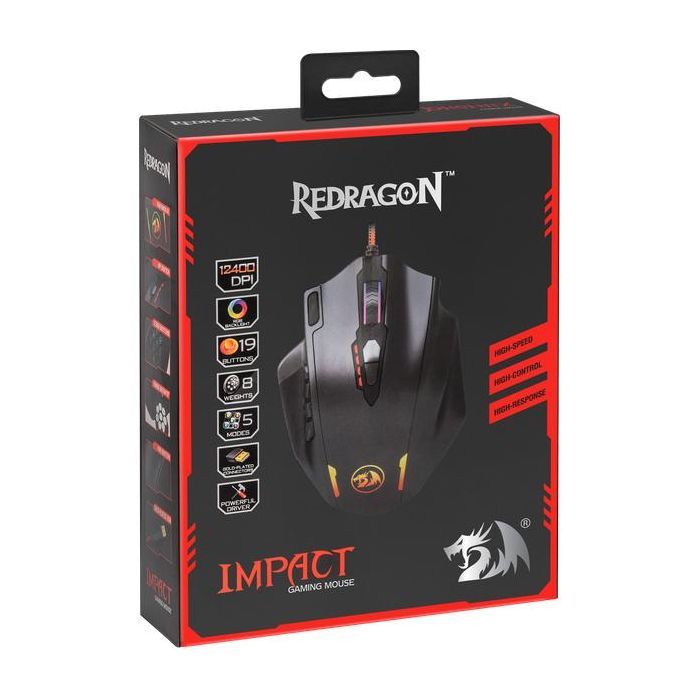 Мышка Redragon Impact RGB IR USB Black (78322) изображение 11