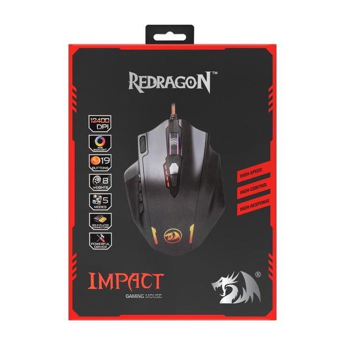 Мышка Redragon Impact RGB IR USB Black (78322) изображение 12