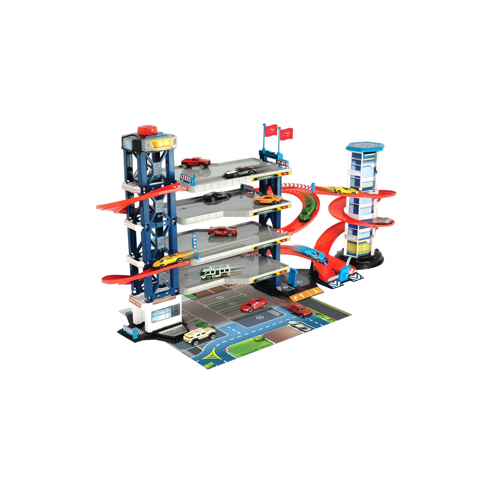 Ігровий набір Dickie Toys Паркінг чотириповерховий з автомобілями (3749008) зображення 2