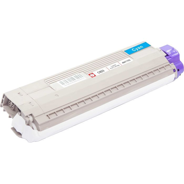 Тонер-картридж BASF OKI C822/823/833dn Cyan 46471103 (KT-46471103) изображение 3