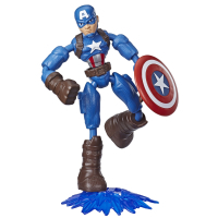 Фото - Фигурки / трансформеры Hasbro Фігурка для геймерів  Avengers Bend and flex Капітан Америка (E7377E 