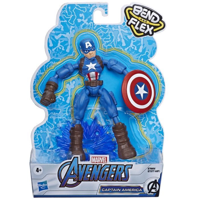 Фигурка для геймеров Hasbro Avengers Bend and flex Капитан Америка 15 см (E7377_E7869) изображение 2