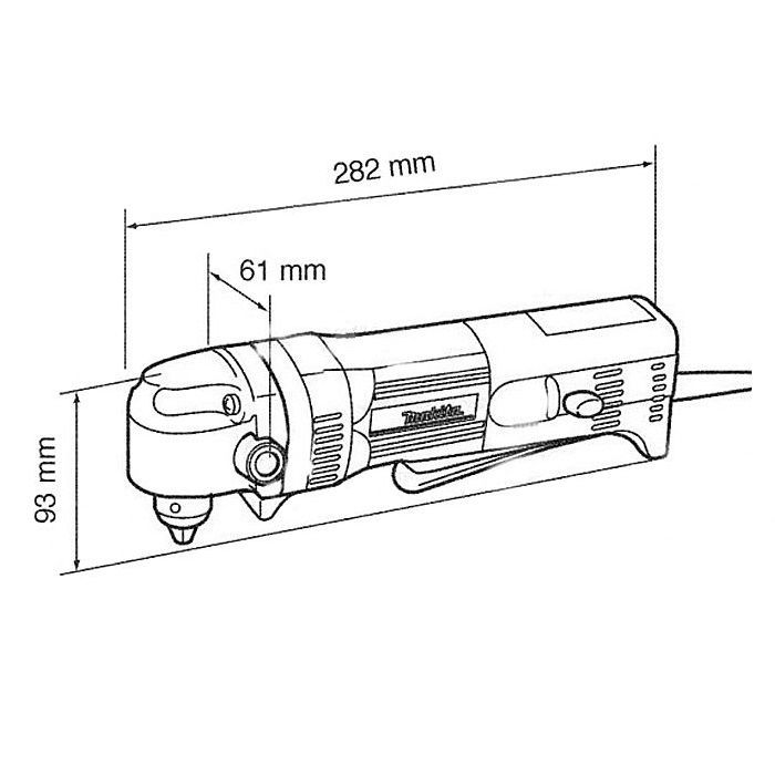 Дрель Makita DA3011F изображение 4