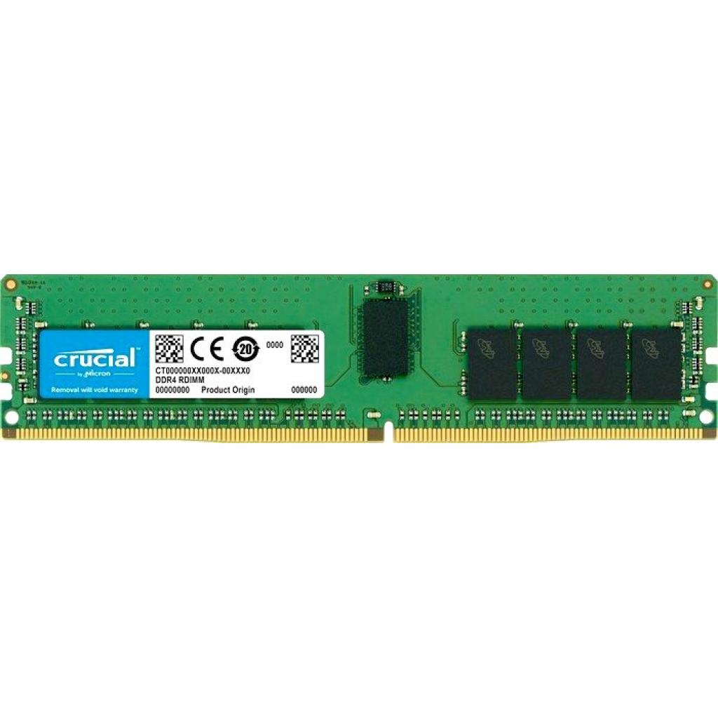 Модуль пам'яті для сервера DDR4 16GB ECC RDIMM 3200MHz 1Rx4 1.2V CL22 Micron (MTA18ASF2G72PZ-3G2J3)