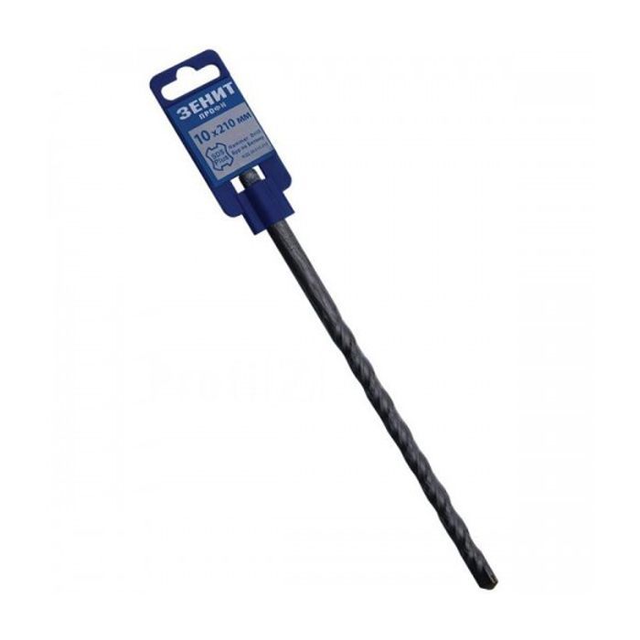 Бур Зеніт "ПРОФІ" SDS-Plus 10х210 мм, спіраль 4S (20010210)