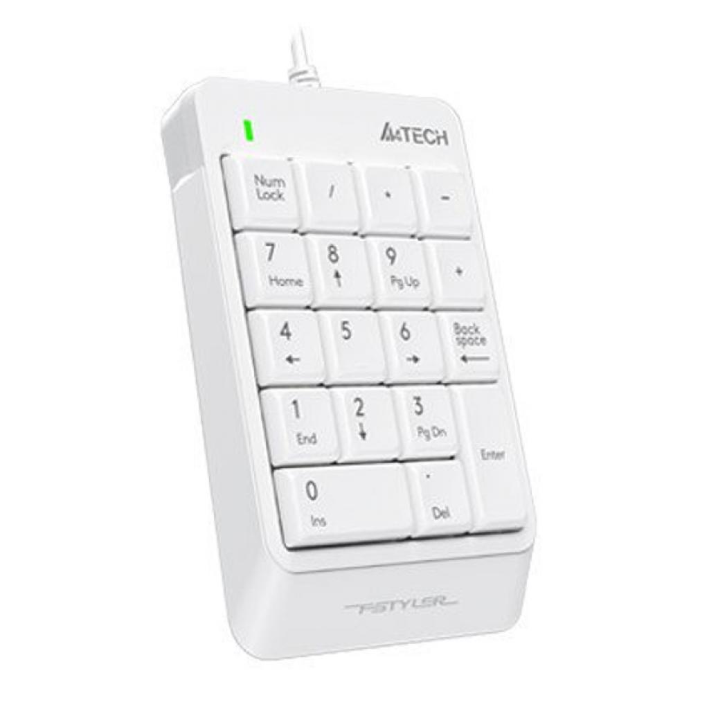 Клавіатура A4Tech K13P Fstyler Numeric Keypad White (FK13P (White)) зображення 2